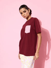 DILLINGER Women Pure Cotton Pockets T-shirt