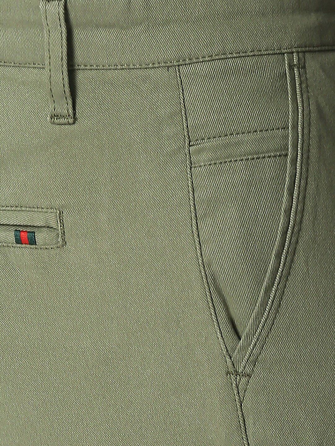 Thomas Scott Men Olive Green Joggers Trousers