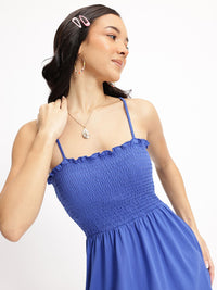 DressBerry Summer Smocked A-Line Dress