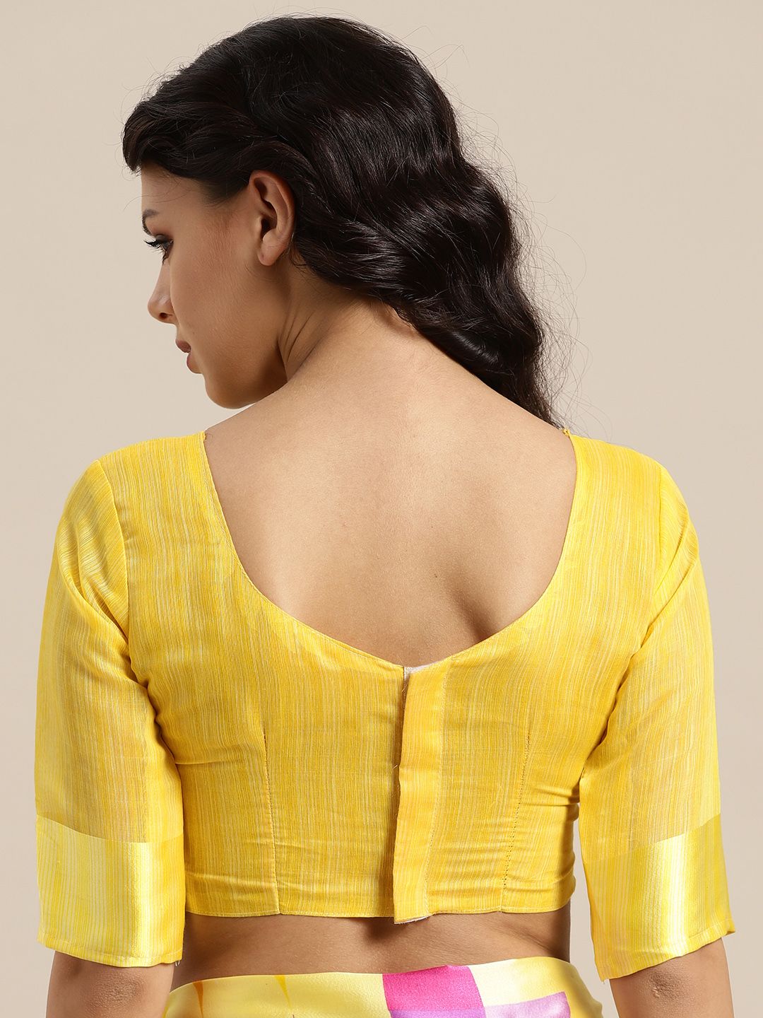 Saree mall Yellow & Blue Printed Saree