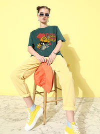 DILLINGER Pure Cotton Printed Oversize T-shirt