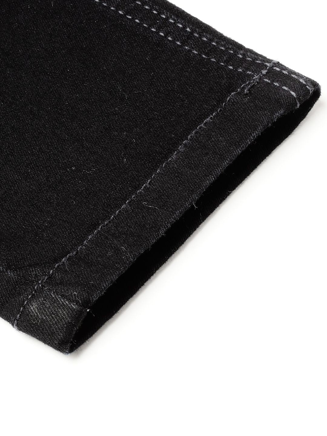 DressBerry Women Black Skinny Fit High-Rise Clean Look Stretchable Ankle Length Jeans