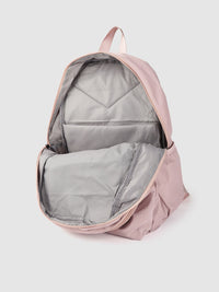 Lino Perros Women Dusty Pink Solid 13 Inch Laptop Backpack