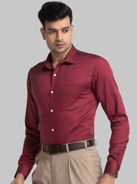 Park Avenue Spread Collar Long Sleeves Organic Cotton Slim Fit Formal Shirt