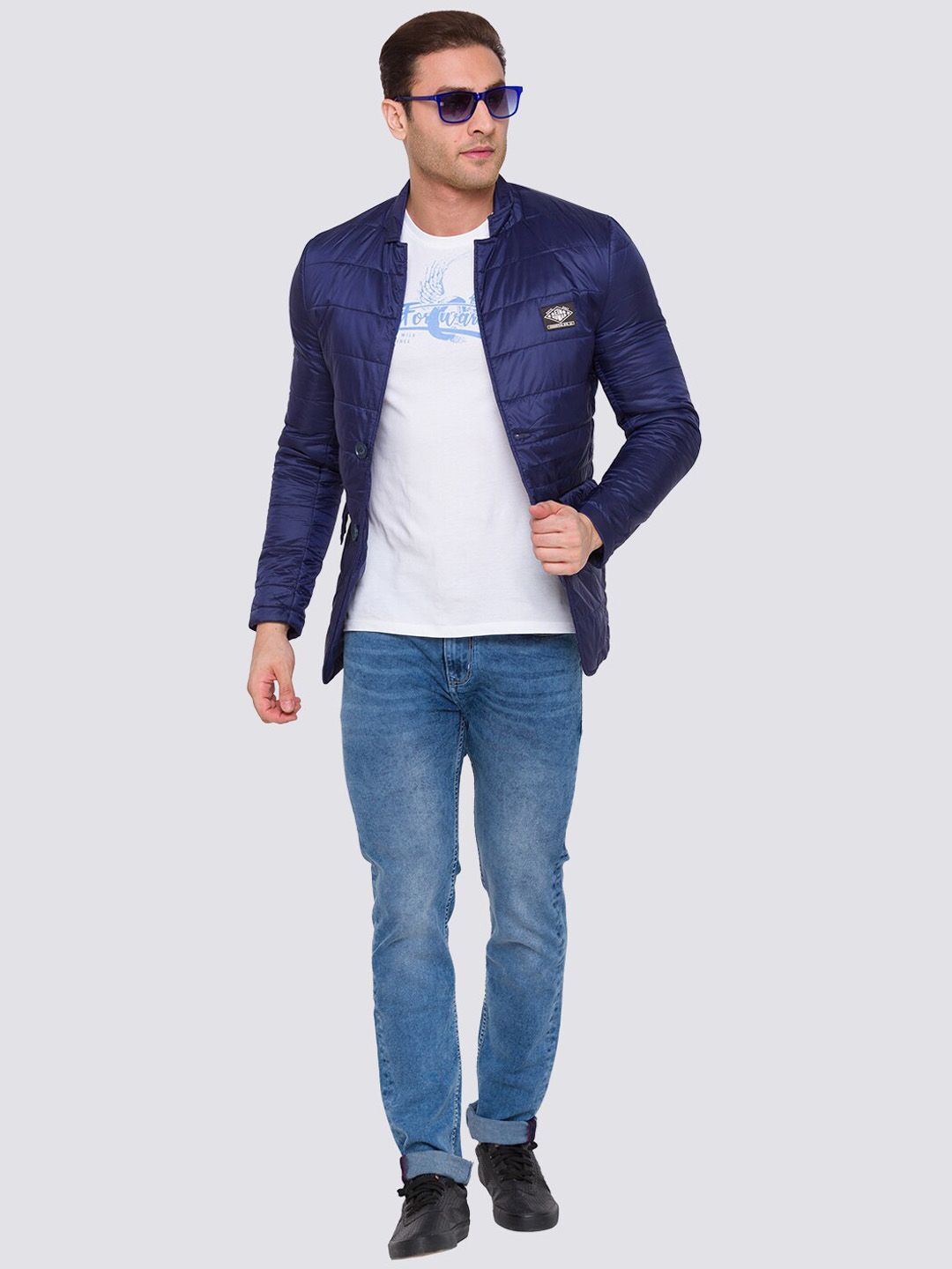 Being Human Spread Collar Padded Jacket