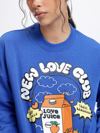 DressBerry New Love Club Graphic Sweatshirt