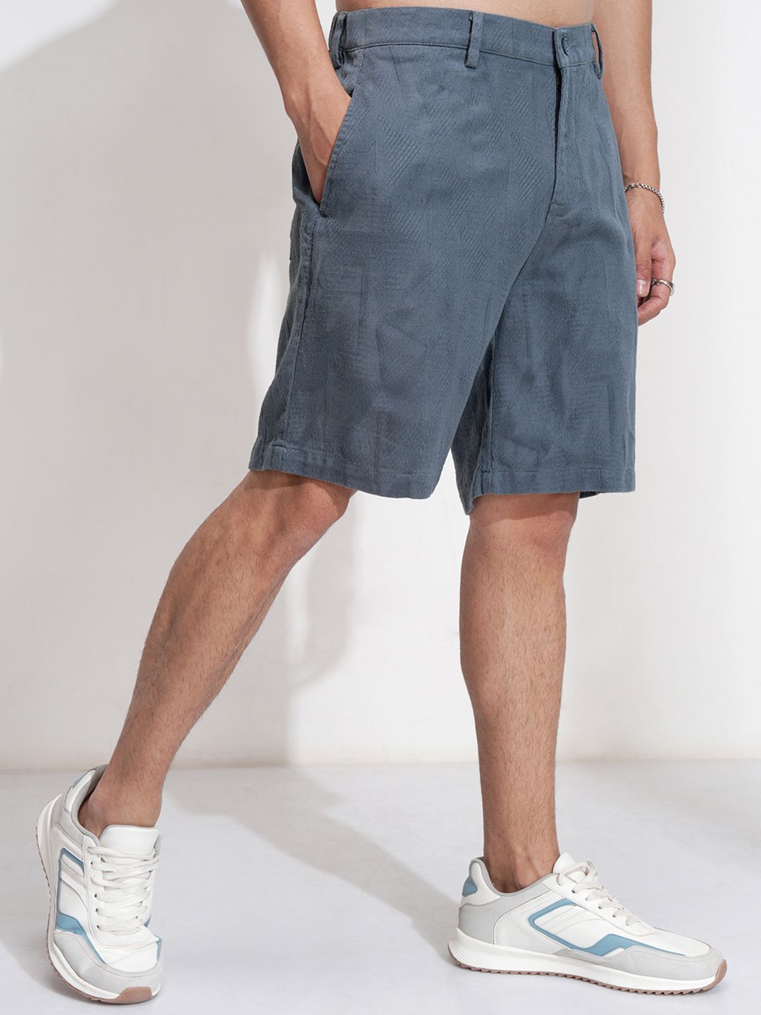 HIGHLANDER Men Cotton Relaxed Fit Shorts