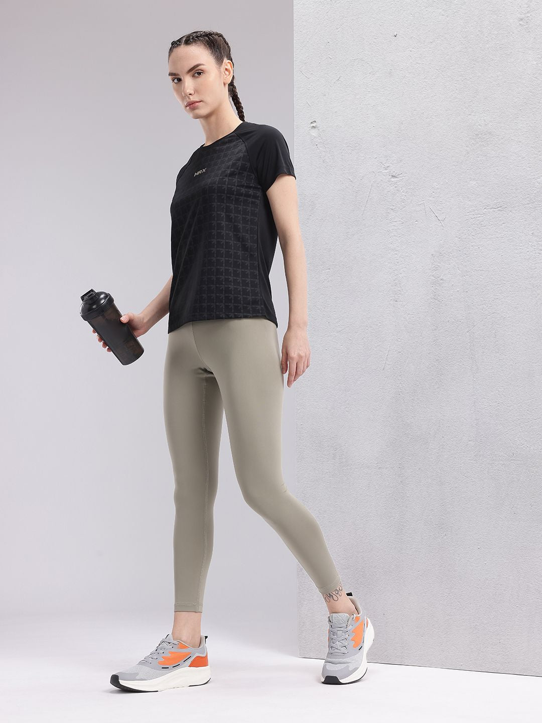 HRX by Hrithik Roshan Brand Logo Printed Rapid-Dry Running T-shirt