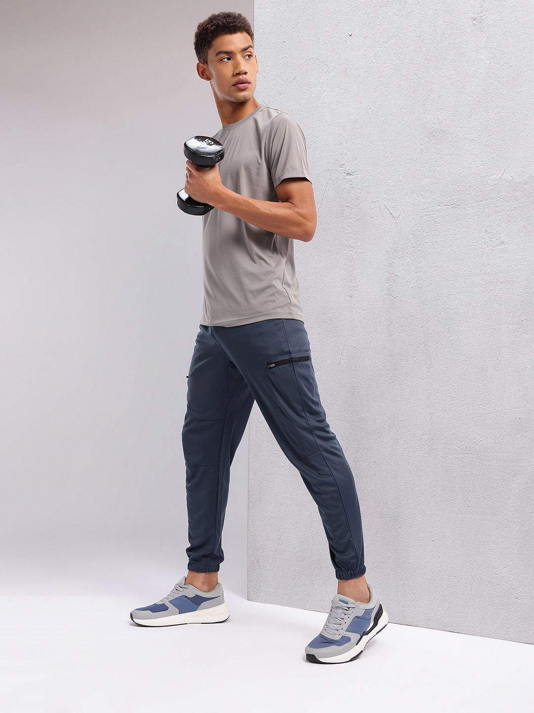 HRX by Hrithik Roshan Men Mid-Rise Rapid-Dry Training Joggers