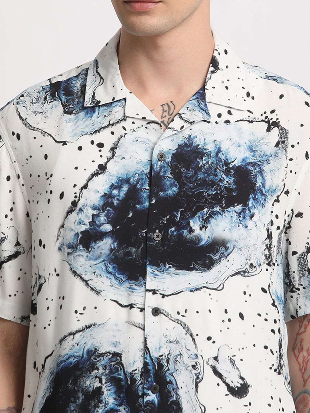 THE BEAR HOUSE Abstract Printed Casual Shirt