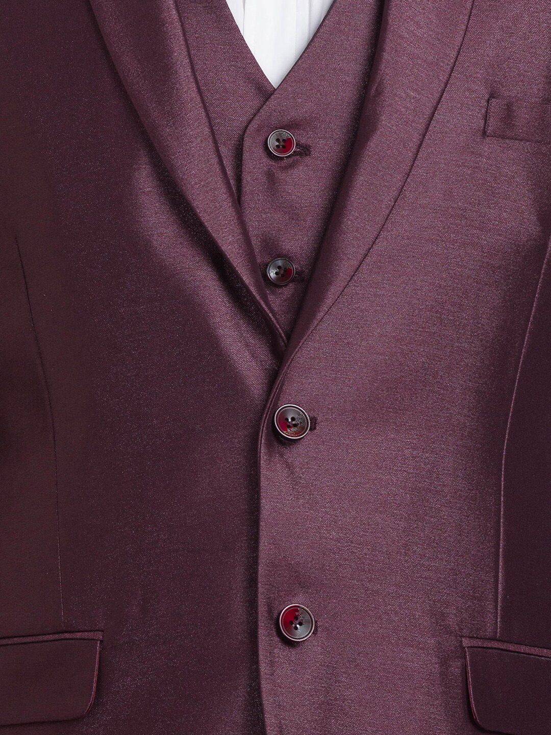 Park Avenue Men Super Slim-Fit Single-Breasted 3-Pc Party Suit