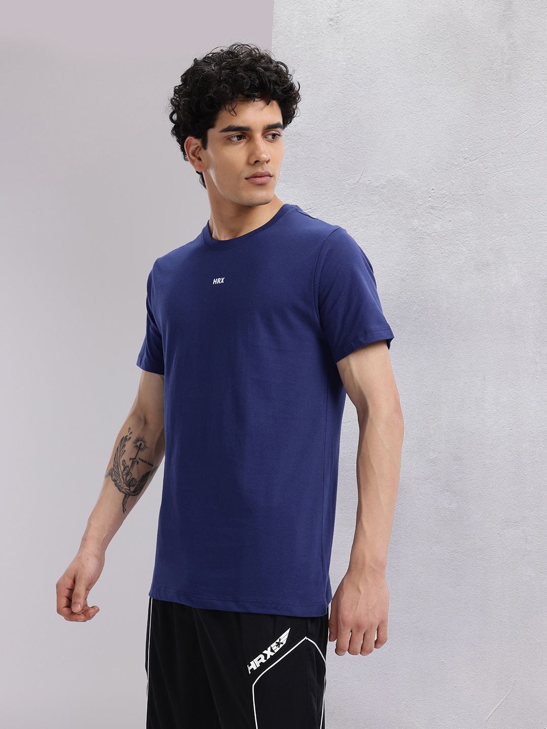 HRX by Hrithik Roshan Graphic Print Training Longline T-shirt