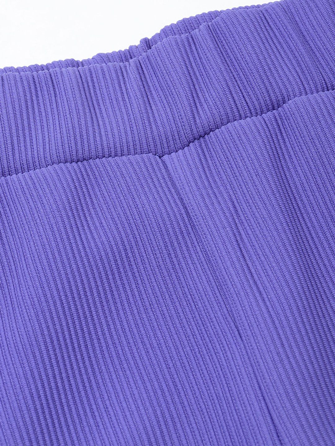 DressBerry Women Normcore Basics Ribbed Trousers