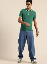 Being Human Pure Cotton Polo Collar Casual T-shirt