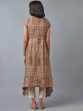 W Women Ethnic Motifs Printed Thread Work Anarkali Kurta