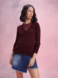 DressBerry Floral Design Cardigan