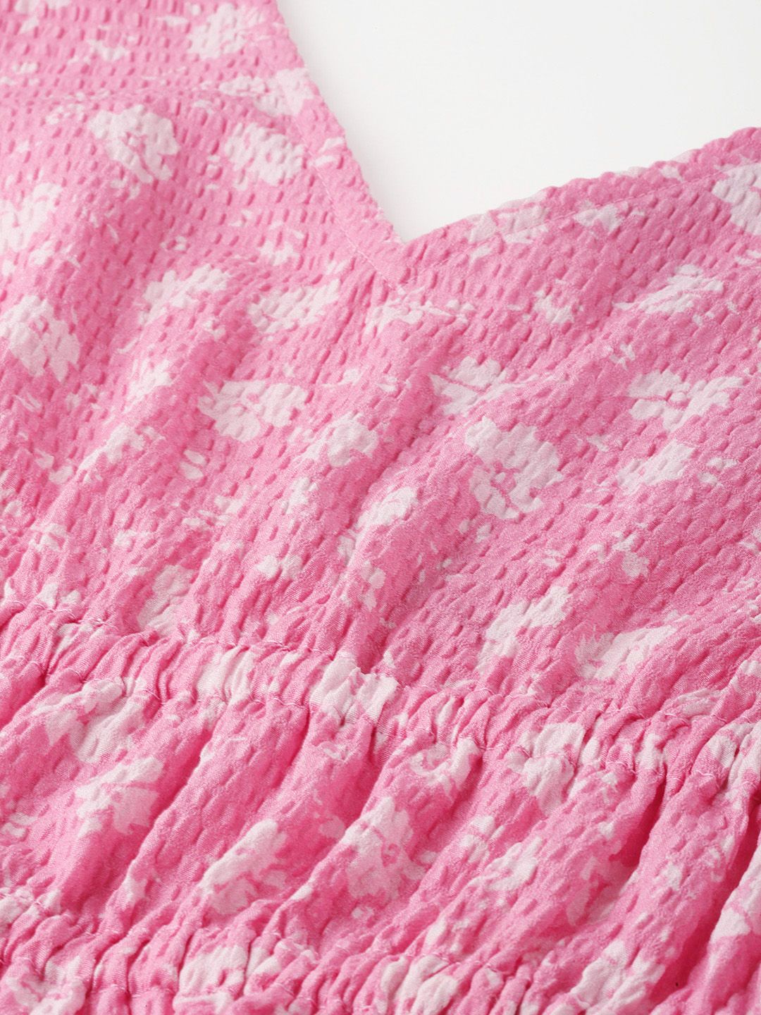 DressBerry Floral Femme Fatale Cinched Waist Top