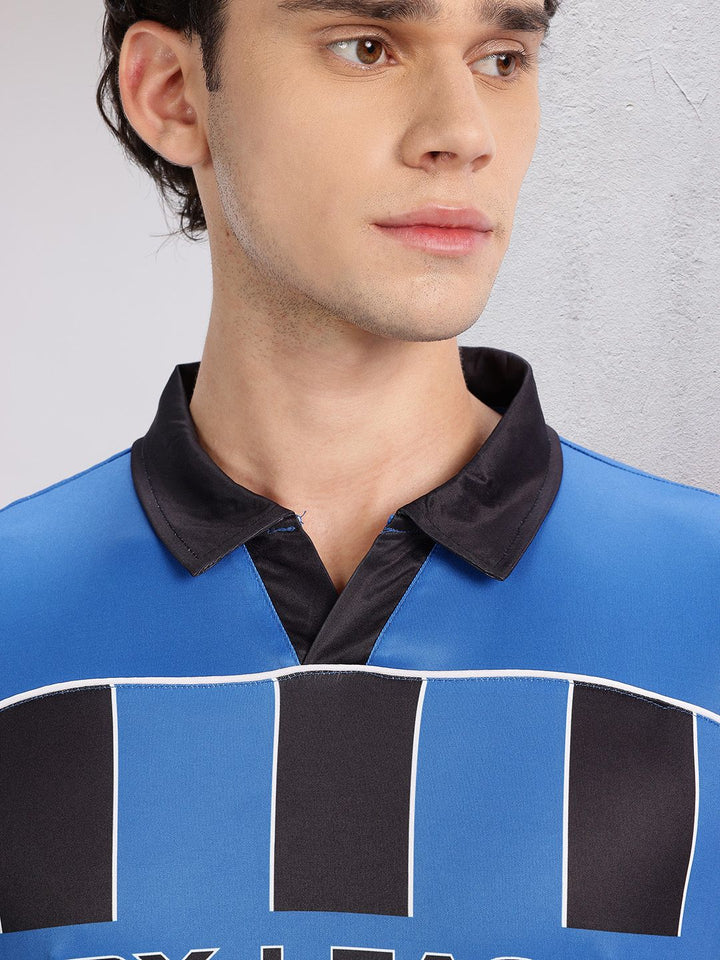 HRX by Hrithik Roshan Striped Polo Collar T-shirt