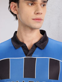 HRX by Hrithik Roshan Striped Polo Collar T-shirt