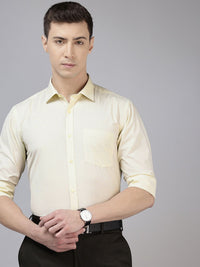 Park Avenue Slim Fit Textured Self Design Formal Shirt