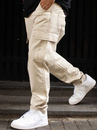 Powerlook Men Mid-Rise Regular Fit Cargos