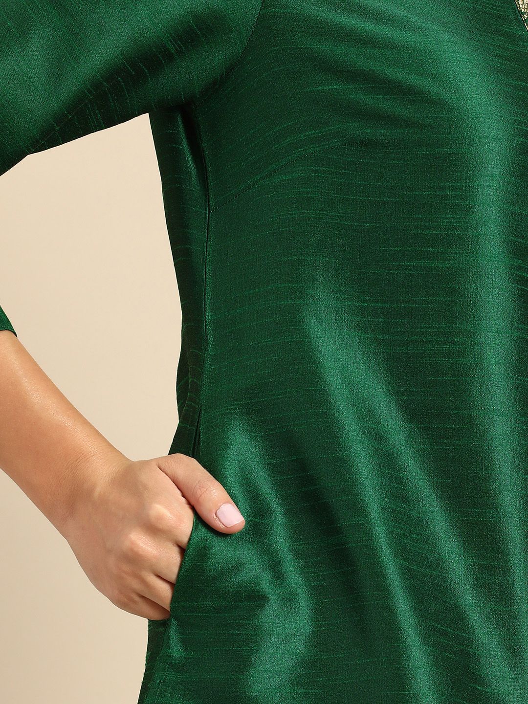 Anouk Women Regular Kurta With Trousers