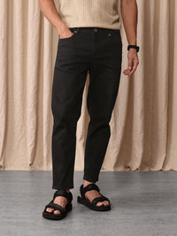 Mr Bowerbird Men Cropped Tapered Fit Stretchable Jeans