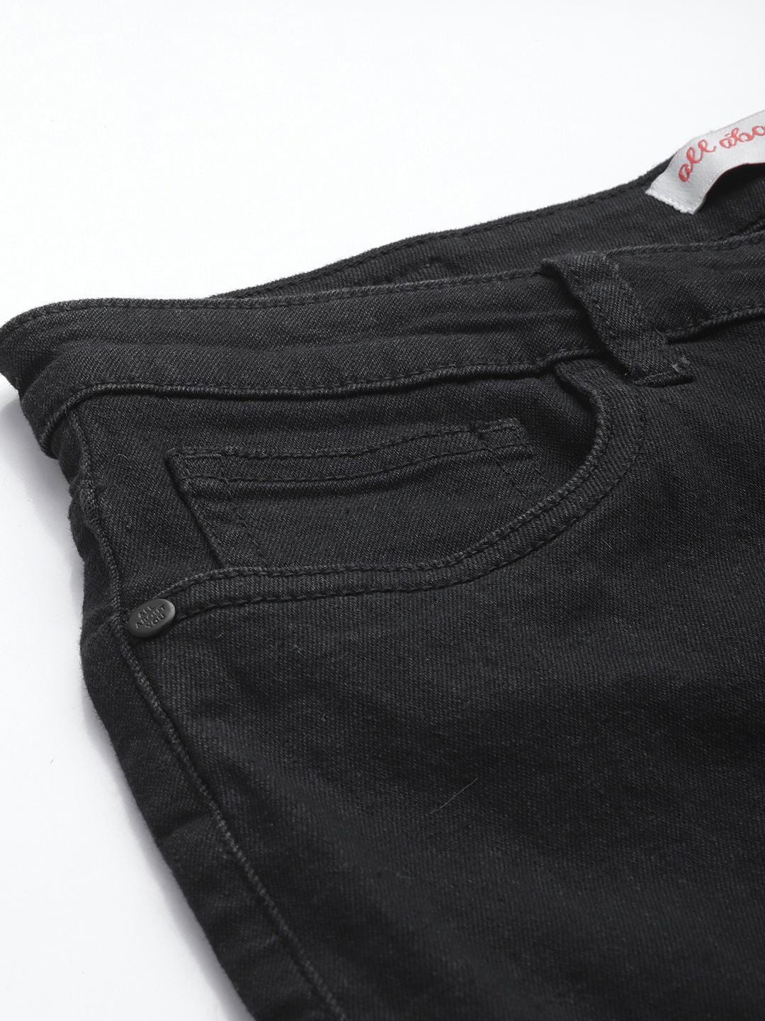 all about you Women Boyfriend Fit High-Rise Stretchable Jeans