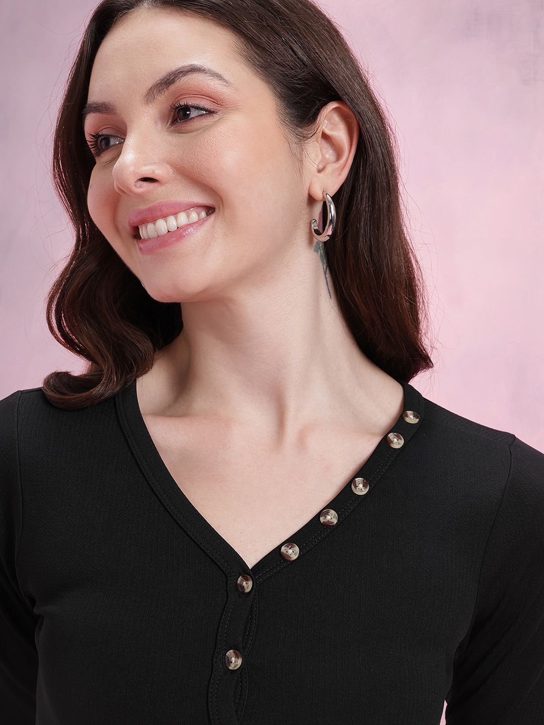 DressBerry Long Sleeves Stretchable Bodycon Mini Dress