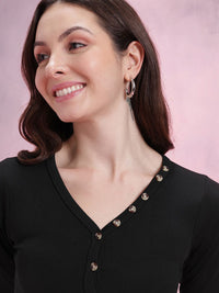 DressBerry Long Sleeves Stretchable Bodycon Mini Dress