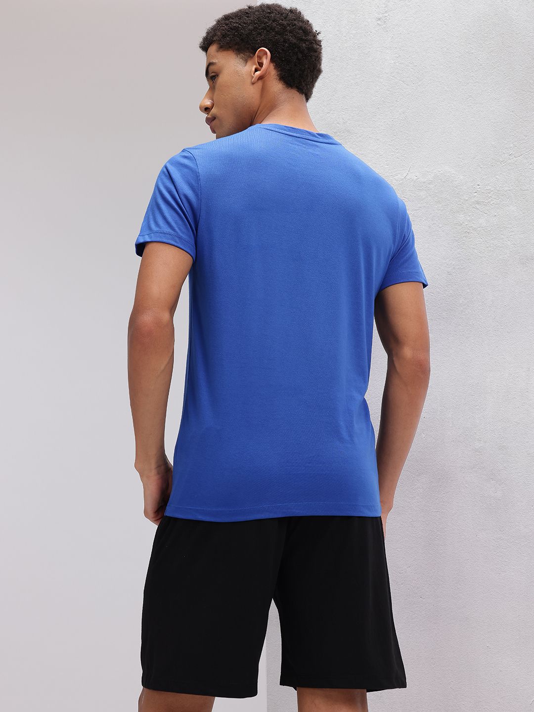 HRX by Hrithik Roshan Lifestyle Spider-Man Print Indigo T-shirt