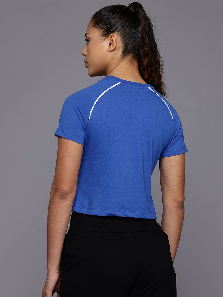 HRX by Hrithik Roshan Lifestyle Printed Crop T-shirt