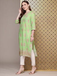 House of Pataudi Ethnic Motifs Printed Jashn Kurta