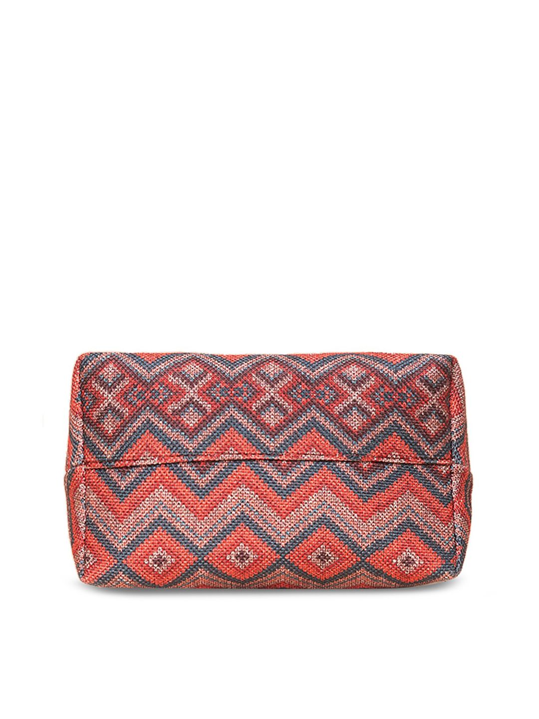 ZOUK Geometric Printed Structured Sling Bag