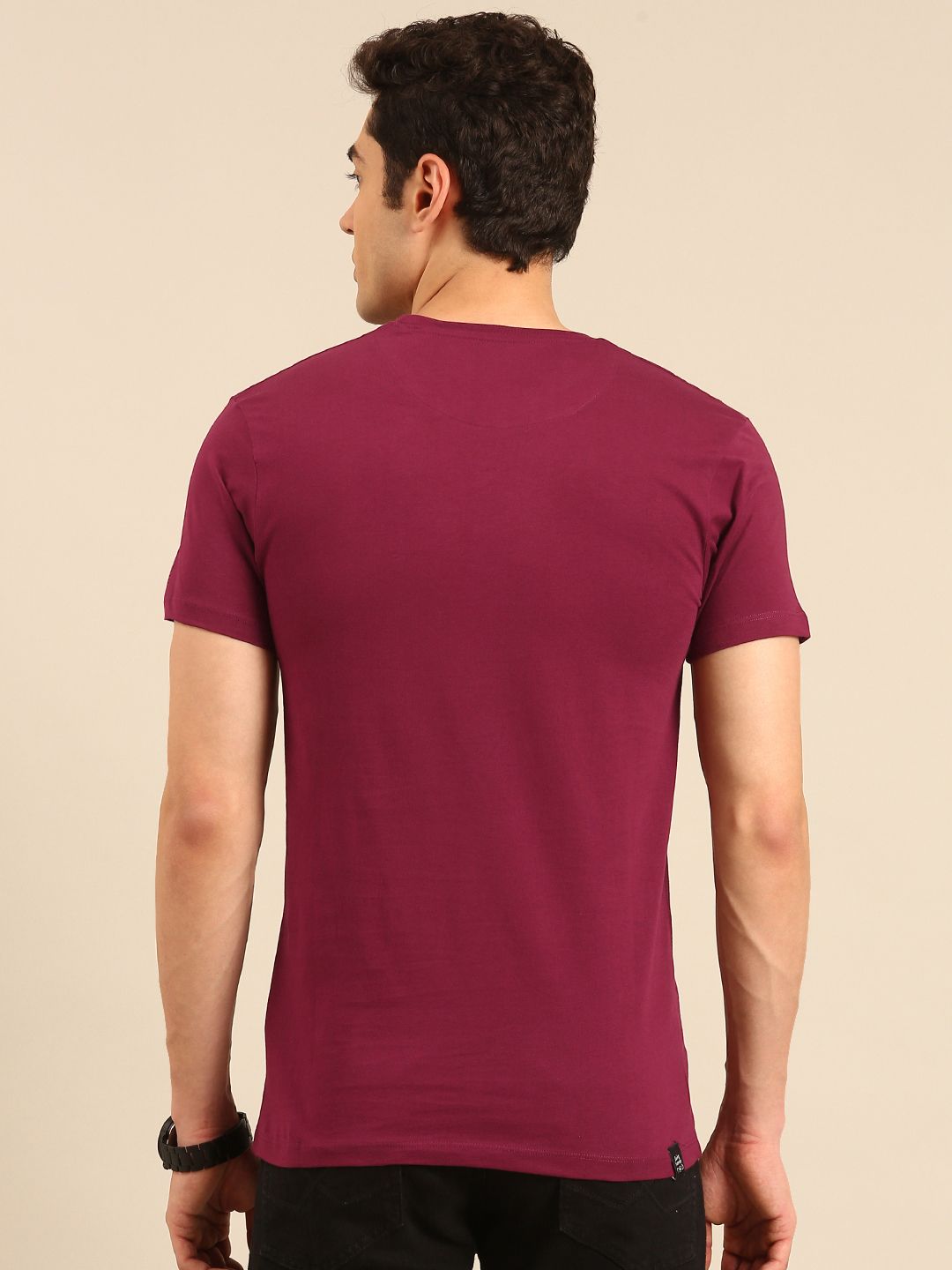 Being Human Pure Cotton T-shirt with Minimal Print