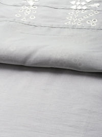 House of Pataudi Geometric Embroidered Mandarin Collar Mirror Work Jashn Kurta