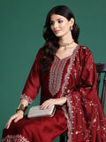 Indo Era Ethnic Motifs Embroidered Sequinned Kurta with Trousers & Dupatta