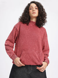 DressBerry Drop-Shoulder Relaxed Terry Sweatshirt