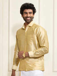 VASTRAMAY Men Premium Spread Collar Long Sleeves Regular Fit Casual Shirt