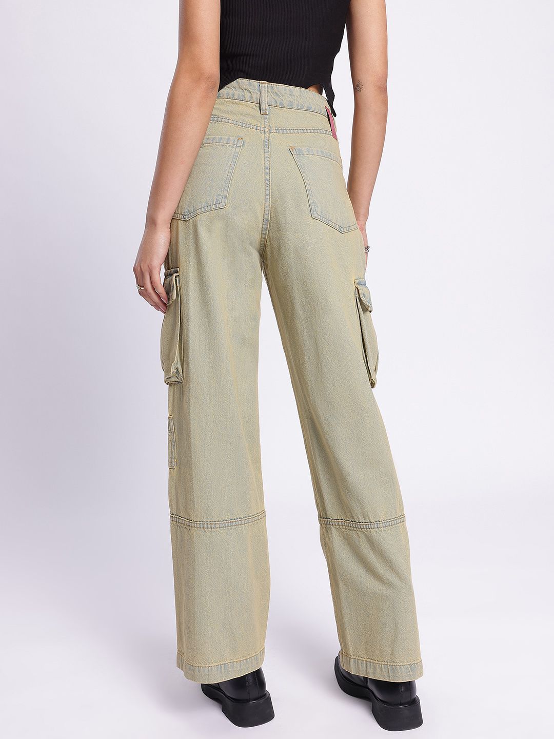 DressBerry Utility Core Cargo-Style Jeans