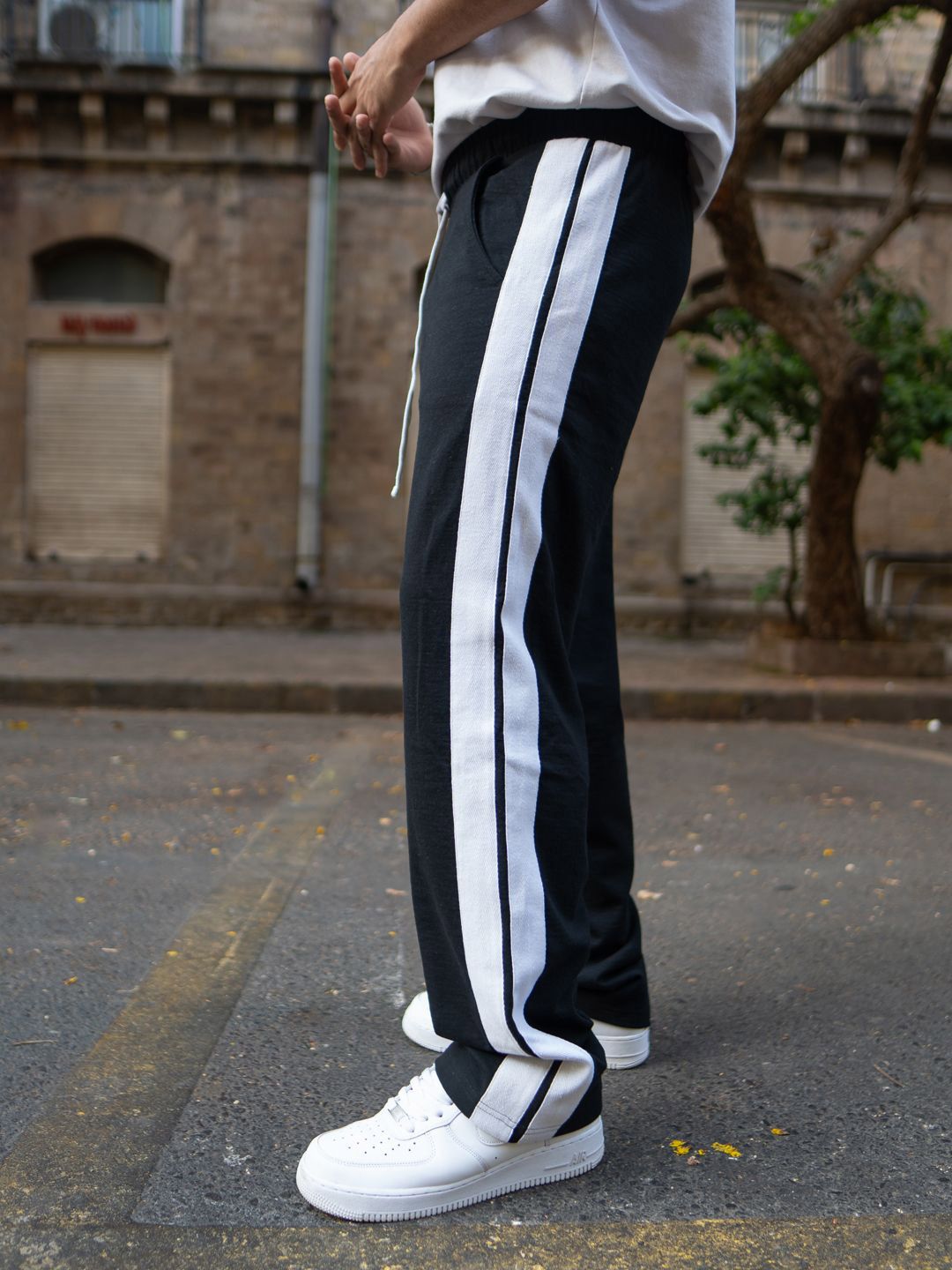 Powerlook Men Pure Cotton Mid-Rise Track Pant