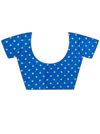 Saree mall Leheriya Printed Pure Cotton Saree