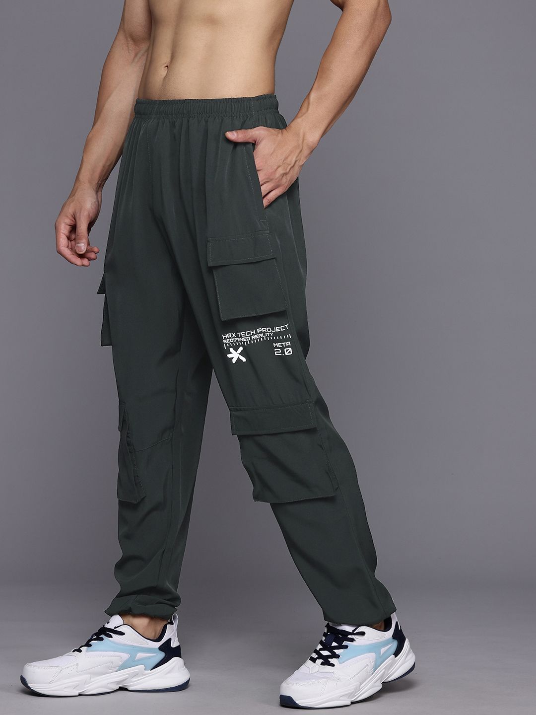 HRX by Hrithik Roshan Men Cargo-Style Lifestyle Joggers