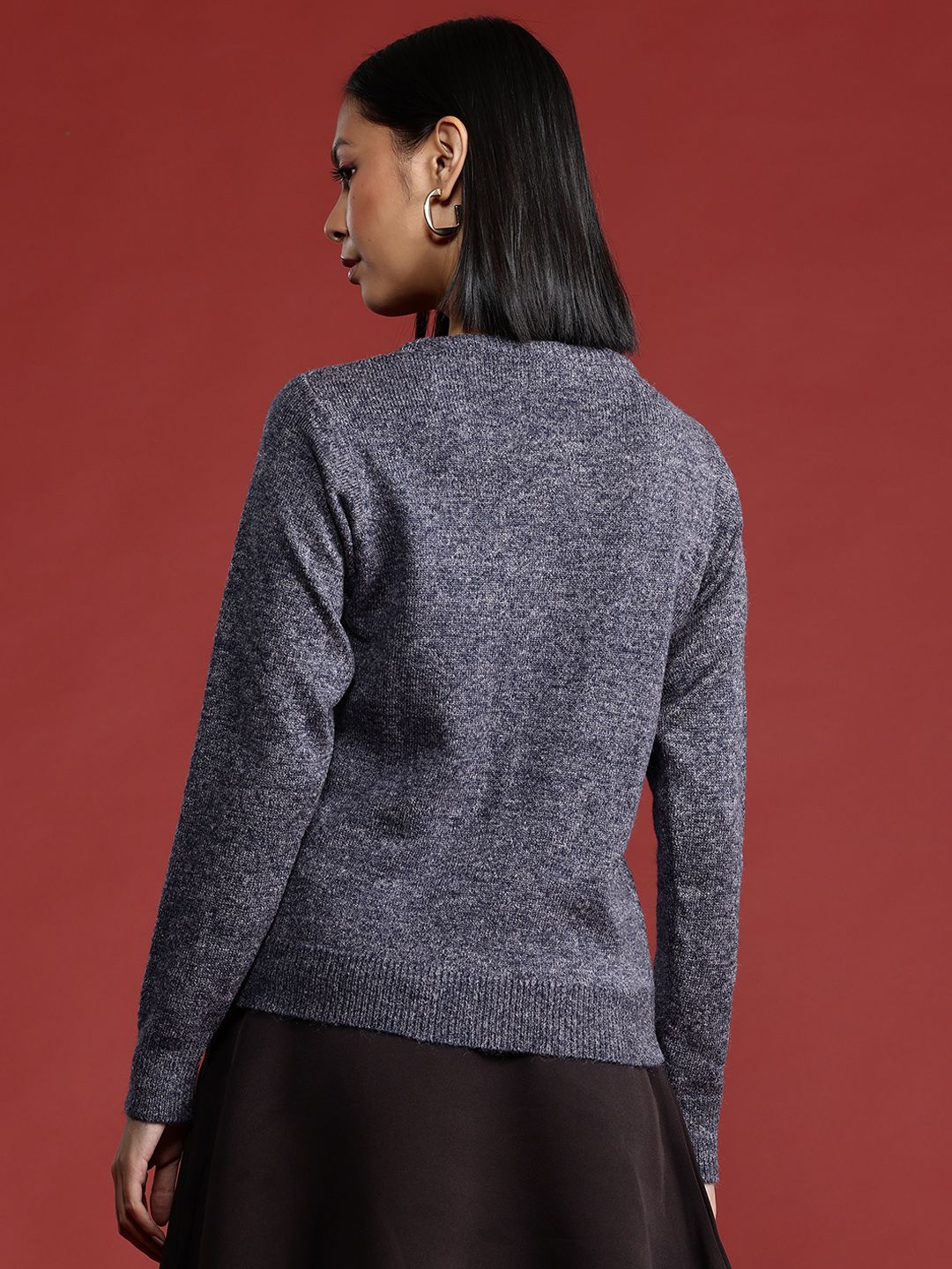 all about you Floral Crochet Pullover