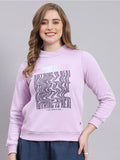 Monte Carlo Printed Mock Collar Pullover Sweatshirt