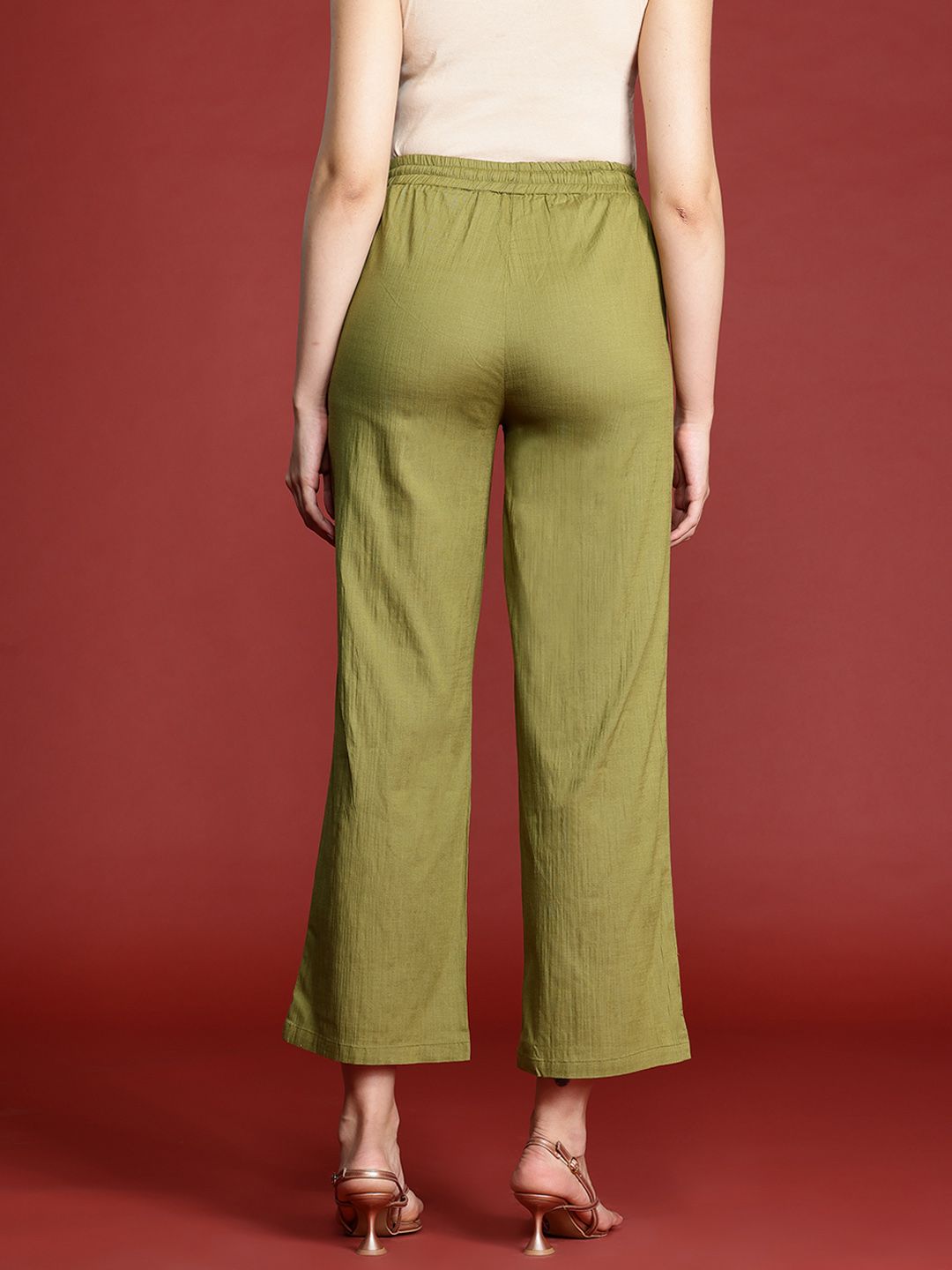 all about you Women High-Rise Wide Leg Trouser