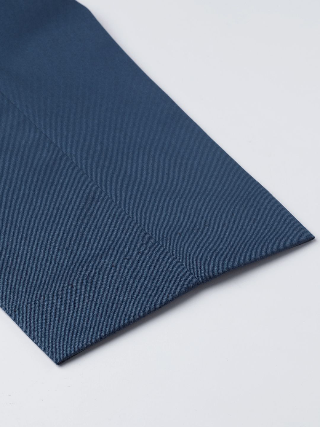 DENNISON Men Blue Smart Tapered Fit Smart Casual Trousers