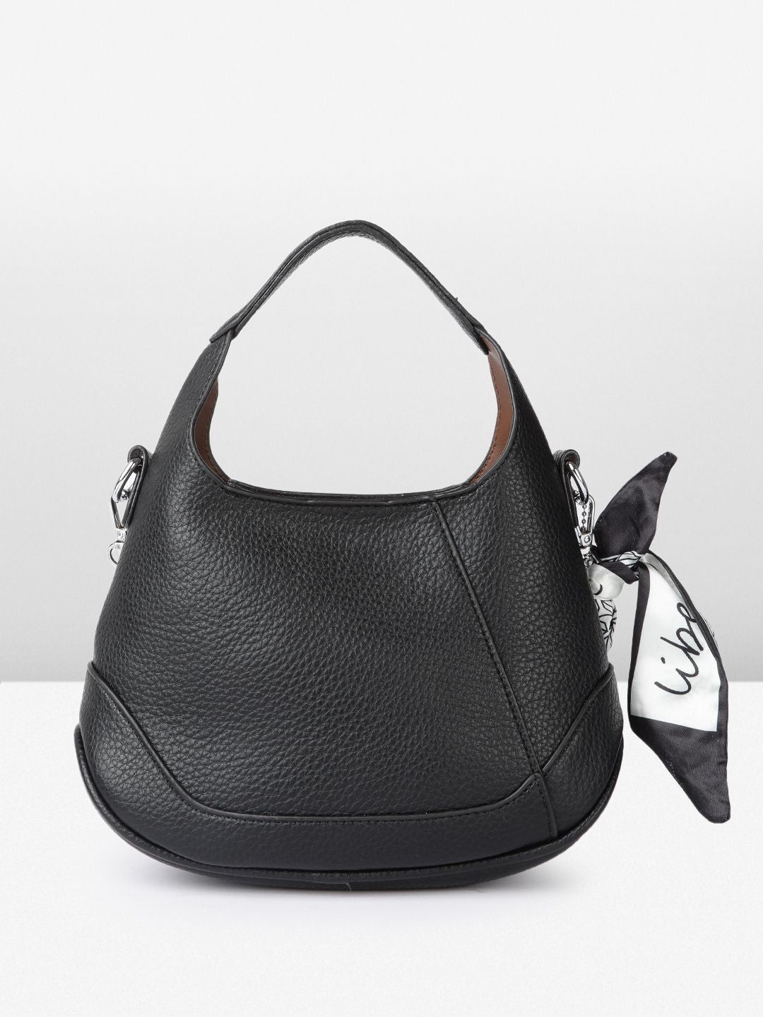 DressBerry Structured Hobo Bag with Scarf