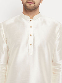VASTRAMAY Mandarin Collar Straight Kurta