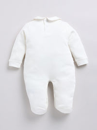 Moms Love Infant Girls Printed Sleepsuit